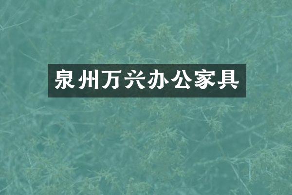 泉州万兴办公家具