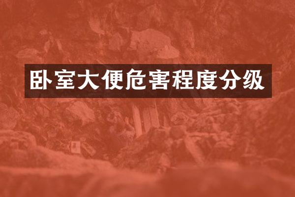 卧室大便危害程度分级