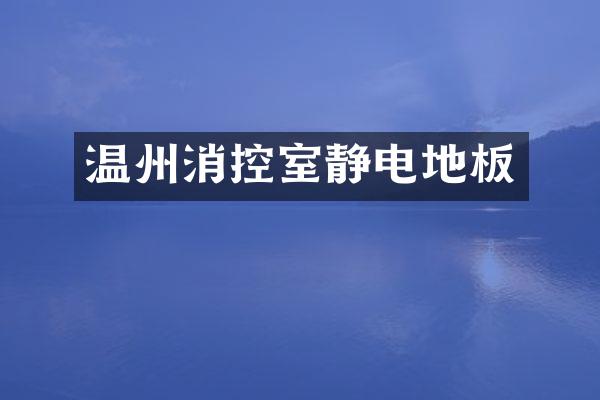 温州消控室静电地板
