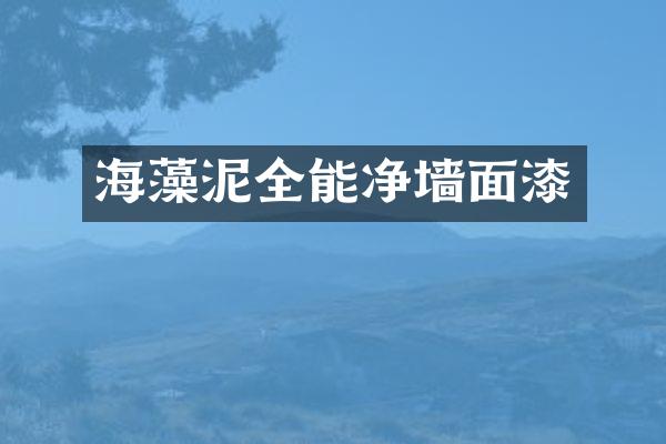 海藻泥全能净墙面漆