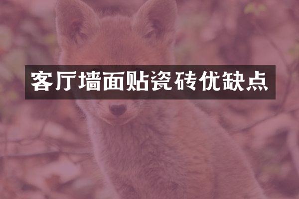 客厅墙面贴瓷砖优缺点