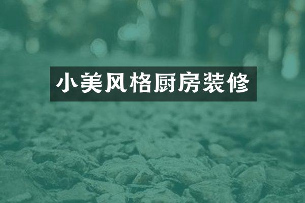小美风格厨房装修