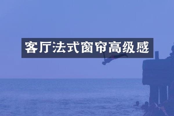 客厅法式窗帘高级感