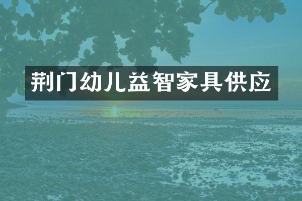 荆门幼儿益智家具供应