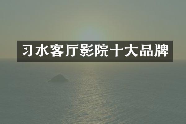 习水客厅影院十大品牌