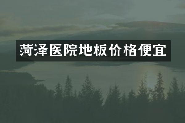 菏泽医院地板价格便宜