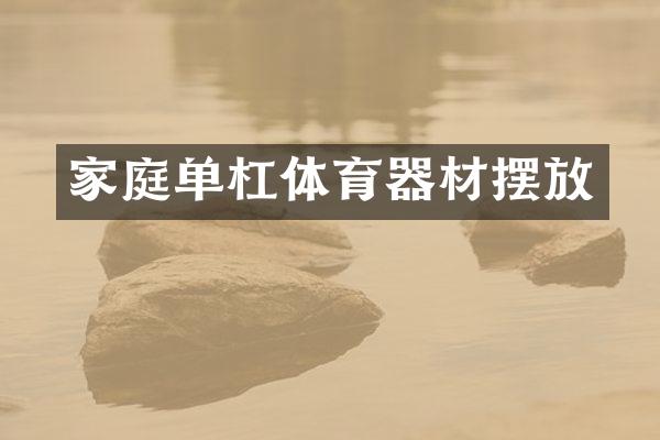 家庭单杠体育器材摆放