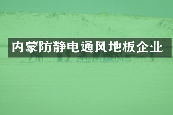 内蒙防静电通风地板企业