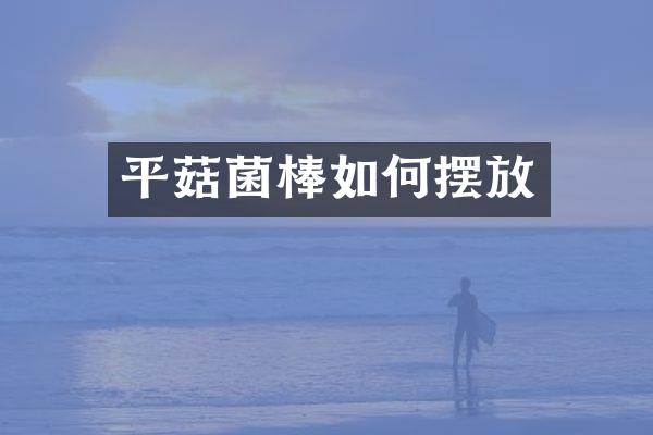 平菇菌棒如何摆放