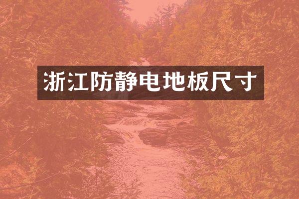 浙江防静电地板尺寸