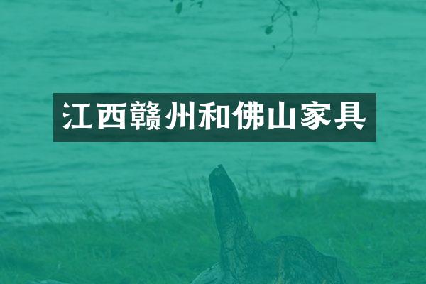 江西赣州和佛山家具