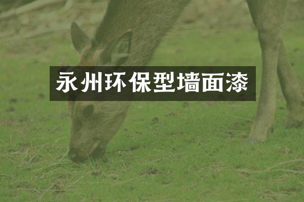 永州环保型墙面漆