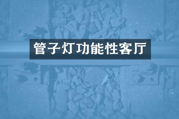 管子灯功能性客厅