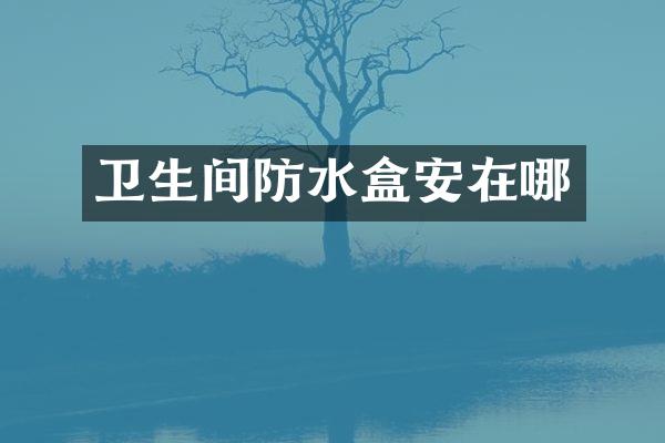卫生间防水盒安在哪