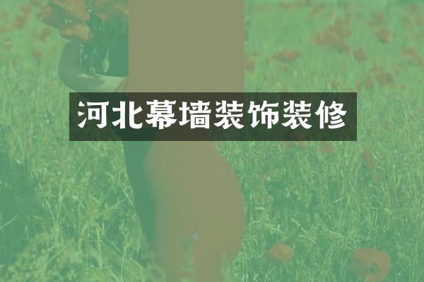 河北幕墙装饰装修