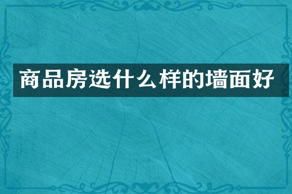商品房选什么样的墙面好