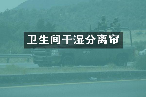 卫生间干湿分离帘