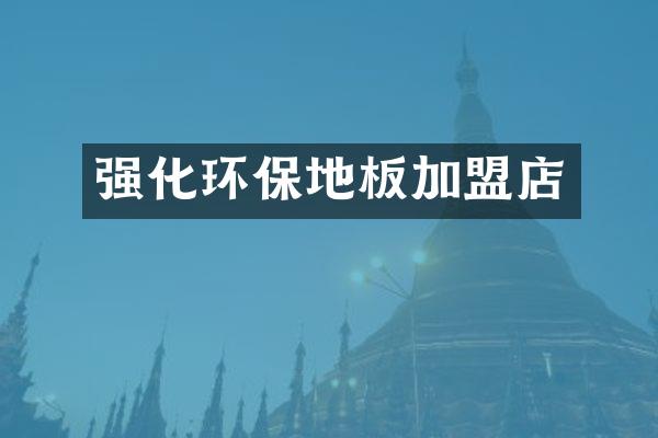 强化环保地板加盟店