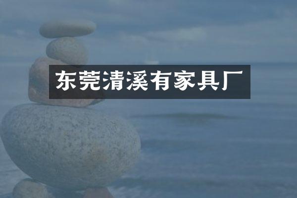 东莞清溪有家具厂