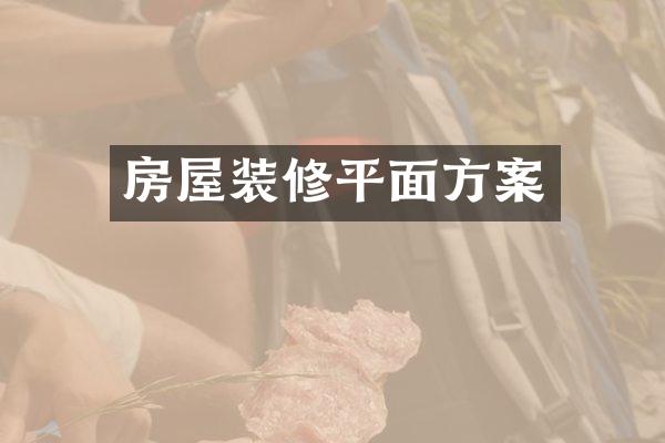 房屋装修平面方案