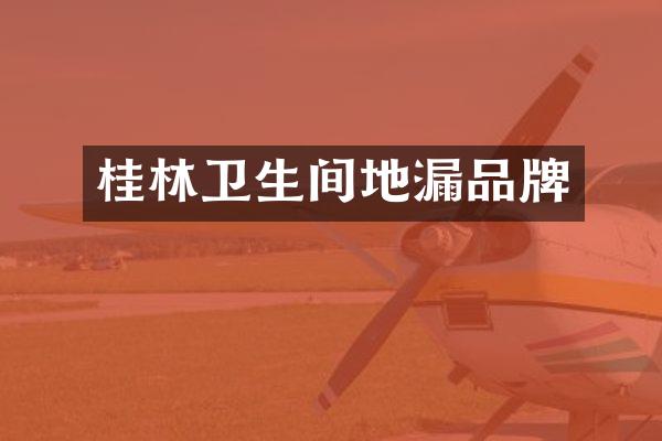 桂林卫生间地漏品牌