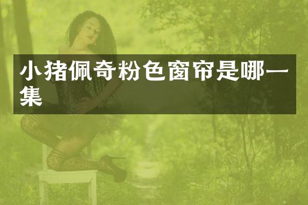 小猪佩奇粉色窗帘是哪一集
