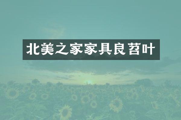 北美之家家具良苕叶