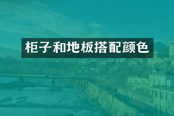 柜子和地板搭配颜色
