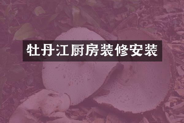 牡丹江厨房装修安装