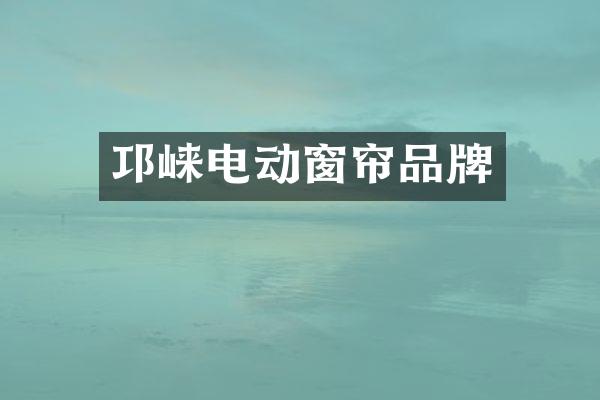邛崃电动窗帘品牌