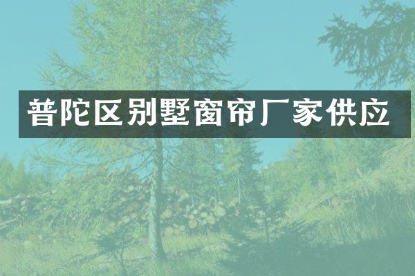 普陀区别墅窗帘厂家供应