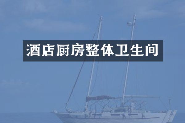酒店厨房整体卫生间