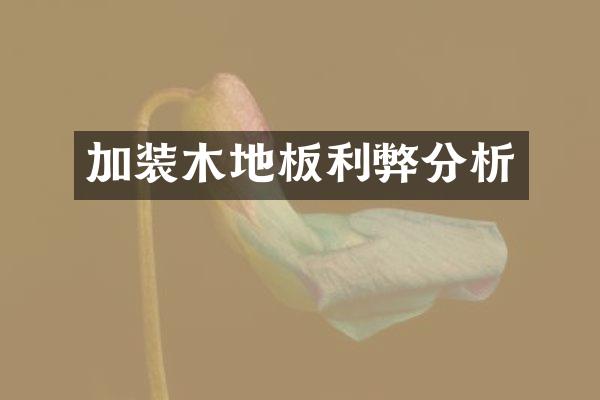 加装木地板利弊分析