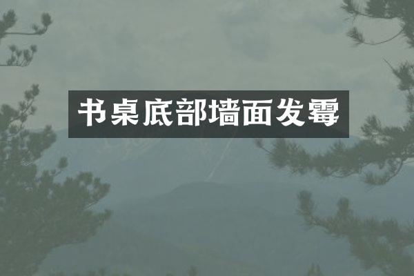 书桌底部墙面发霉