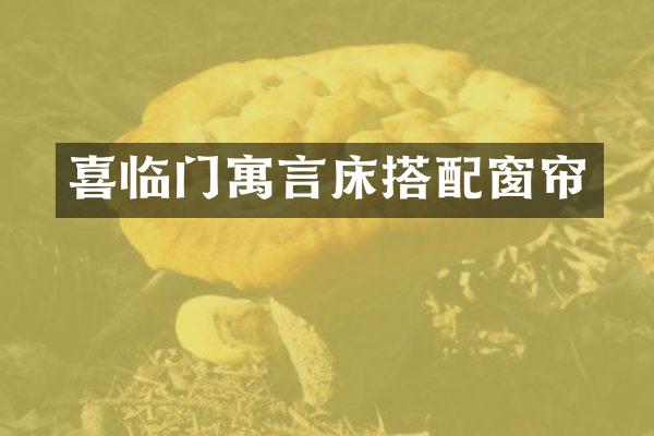 喜临门寓言床搭配窗帘