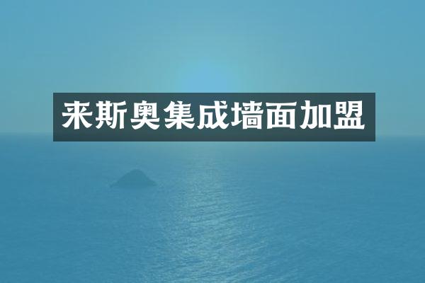 来斯奥集成墙面加盟