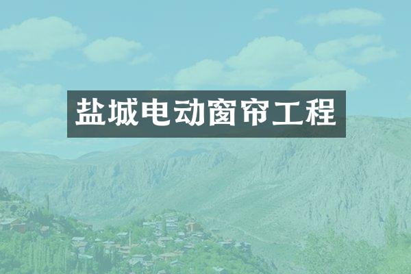 盐城电动窗帘工程