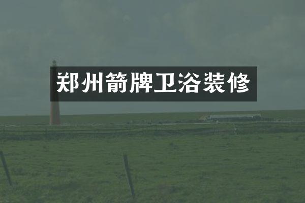郑州箭牌卫浴装修