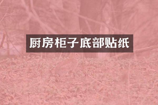 厨房柜子底部贴纸