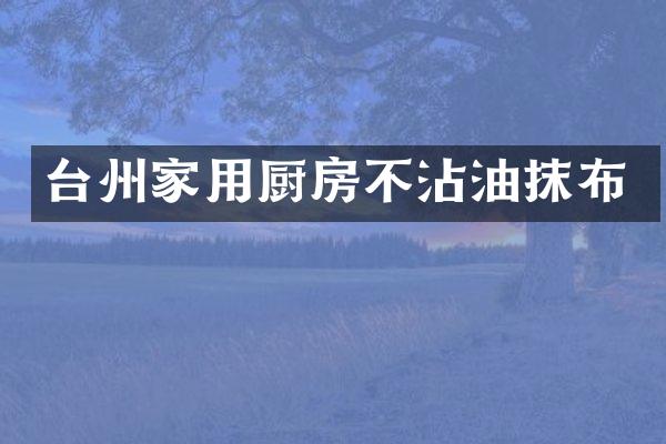 台州家用厨房不沾油抹布