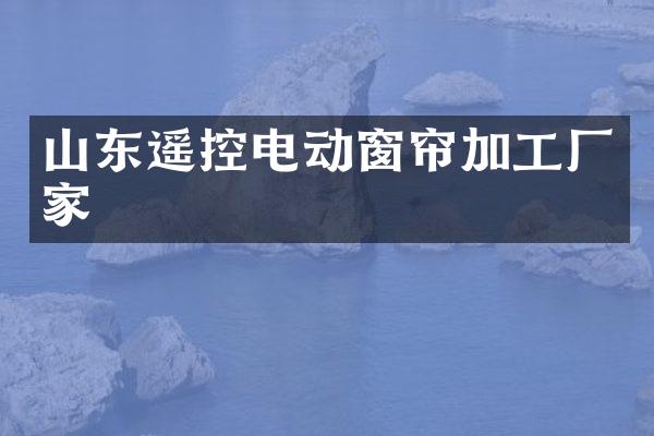 山东遥控电动窗帘加工厂家