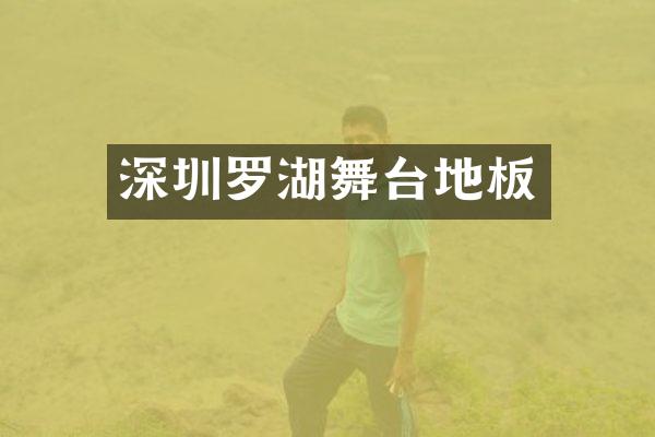 深圳罗湖舞台地板