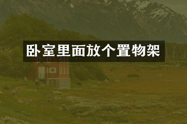 卧室里面放个置物架