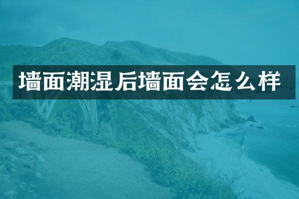 墙面潮湿后墙面会怎么样