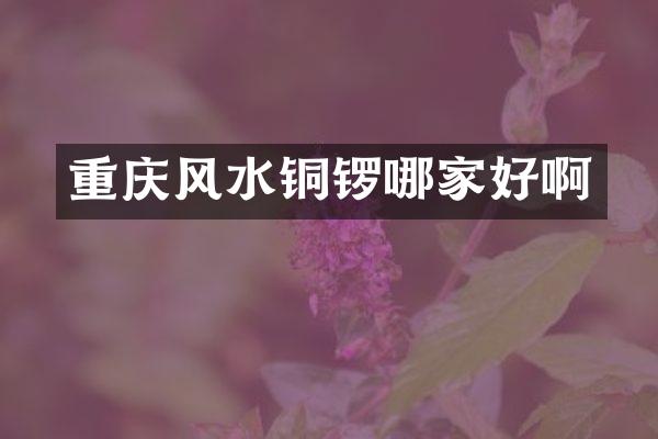 重庆风水铜锣哪家好啊