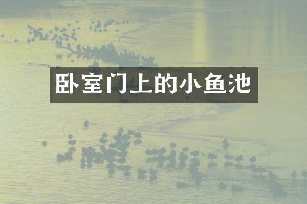 卧室门上的小鱼池