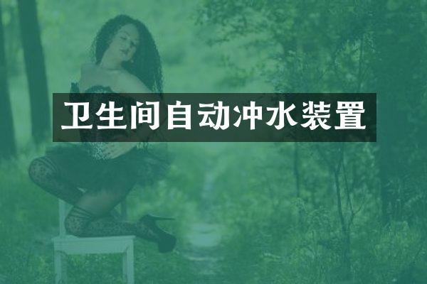 卫生间自动冲水装置