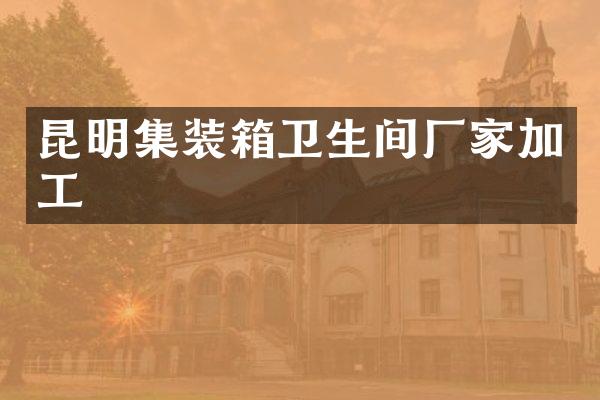 昆明集装箱卫生间厂家加工
