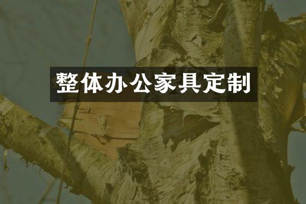 整体办公家具定制
