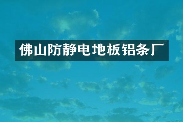 佛山防静电地板铝条厂